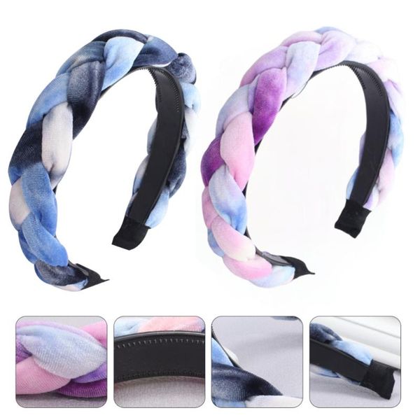 pleuche twisted braided headband toothed colored headband(2 styles) hair bun maker, Brown
pleuche twisted braided headband toothed colored headband(2 styles) hair bun maker, Brown