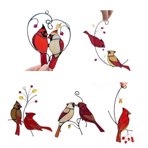 beautiful branches red birds stained glass ornaments outdoor pastoral garden window hanging decoration home gardening y5jc decorations
beautiful branches red birds stained glass ornaments outdoor pastoral garden window hanging decoration home gardening y5jc decorations