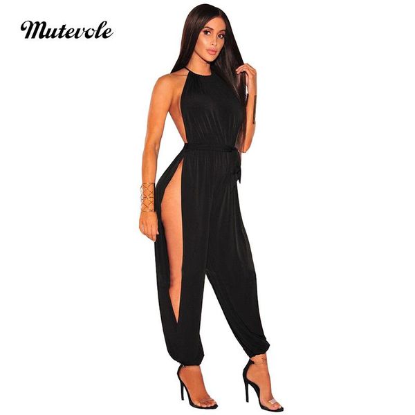 women's jumpsuits & rompers mutevole women sleeveless side split party jumpsuit bodycon black bandage fashion hollow out club, Black;white
women's jumpsuits & rompers mutevole women sleeveless side split party jumpsuit bodycon black bandage fashion hollow out club, Black;white
