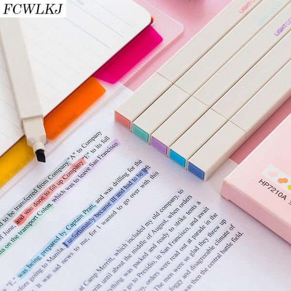 highlighters 6 colors/box single headed highlighter pen fluorescent markers mild liner pens art marker student stationery, Black;red
highlighters 6 colors/box single headed highlighter pen fluorescent markers mild liner pens art marker student stationery, Black;red