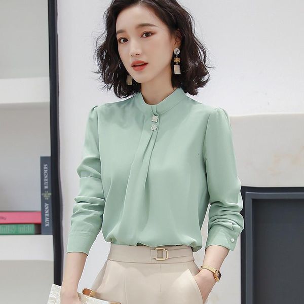 maternity & tees shirt light green women's autumn temperature sleeve long collar money silk foaming work high white
maternity & tees shirt light green women's autumn temperature sleeve long collar money silk foaming work high white