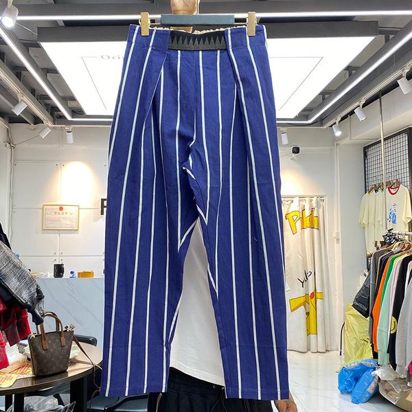 men's pants kapital stripe men women 1:1 easy back pockets elastic waist beach trousers, Black
men's pants kapital stripe men women 1:1 easy back pockets elastic waist beach trousers, Black