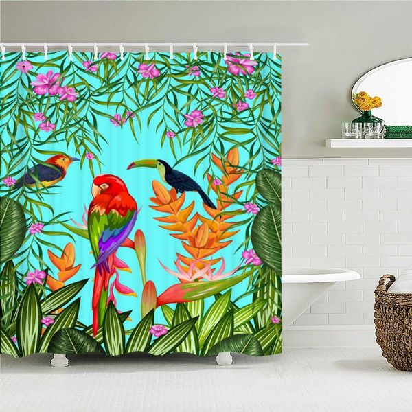 shower curtains 3d flower birds bathroom tropical plant leaves parrot waterproof with 12 hooks home decor bath screen
shower curtains 3d flower birds bathroom tropical plant leaves parrot waterproof with 12 hooks home decor bath screen
