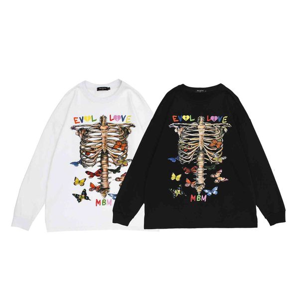 men's street fashion brand couple youth pullover skull print round neck loose cotton long sleeve sweater, Black
men's street fashion brand couple youth pullover skull print round neck loose cotton long sleeve sweater, Black