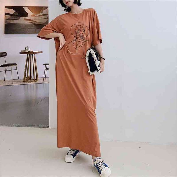 summer dress korean loose large size short sleeve woman dress vestidos robe elbise fashion print long, White
summer dress korean loose large size short sleeve woman dress vestidos robe elbise fashion print long, White