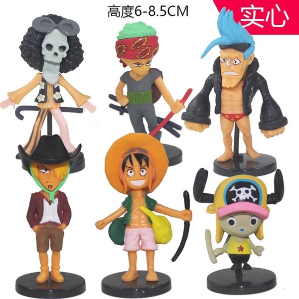 pirate king cake baking 6 q version doll hand made model decoration luffy solon choba 
pirate king cake baking 6 q version doll hand made model decoration luffy solon choba