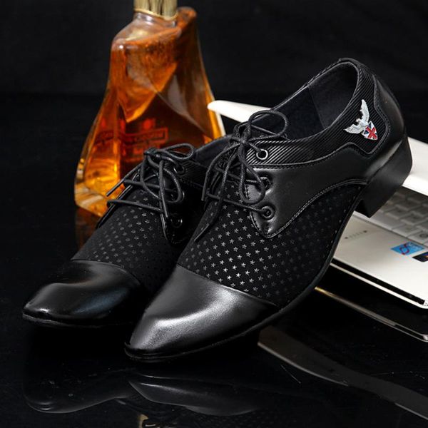 dress shoes patent leather oxford for men spring autumn formal wedding luxury business loafers pointy, Black
dress shoes patent leather oxford for men spring autumn formal wedding luxury business loafers pointy, Black