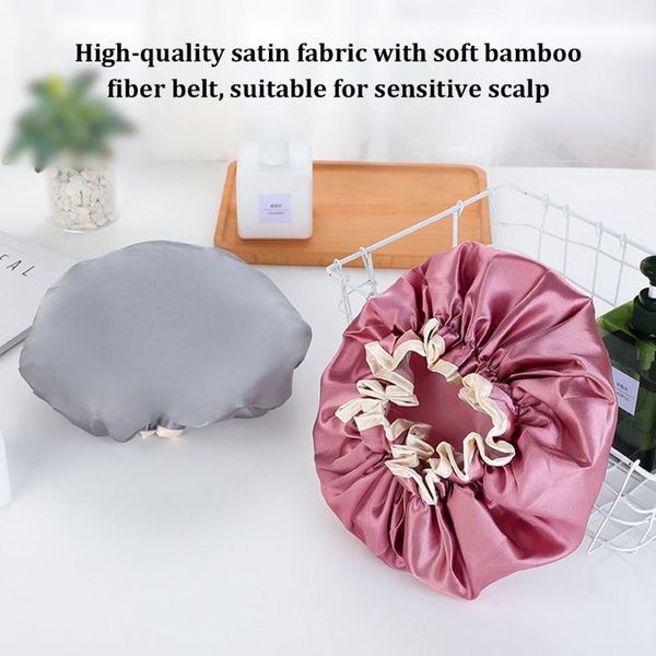 shower caps satin hair cap bonnet night sleep women femme silk long hat for bath bonnets
shower caps satin hair cap bonnet night sleep women femme silk long hat for bath bonnets