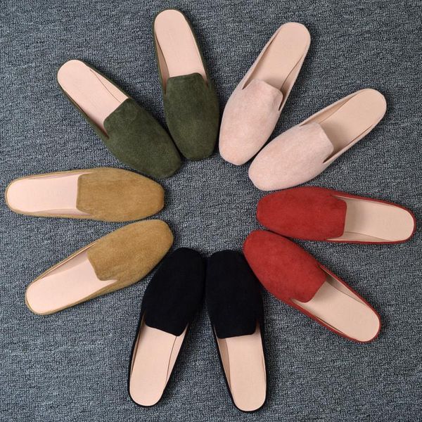 wholesale women's mules shoes ladies low heel lazy slippers fashion female black suede flat slides plus size eu43 pumps footwear
wholesale women's mules shoes ladies low heel lazy slippers fashion female black suede flat slides plus size eu43 pumps footwear