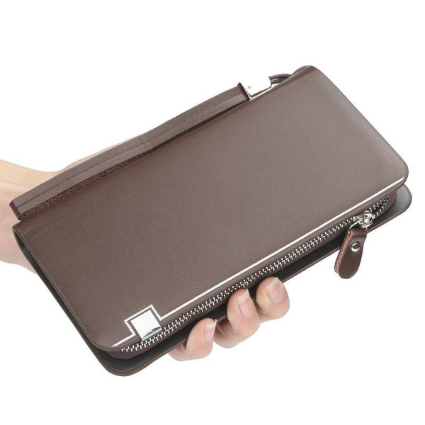 wallets huge capacity purse long card holder identity passbook clutch billetera fashion man wallet leather concise money bag, Red;black
wallets huge capacity purse long card holder identity passbook clutch billetera fashion man wallet leather concise money bag, Red;black