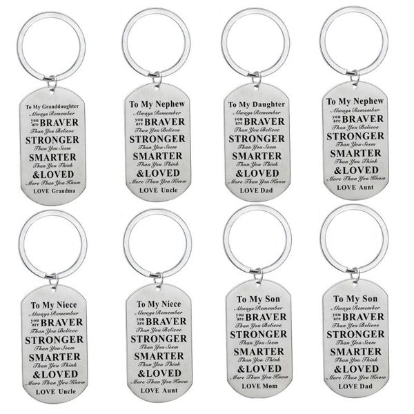 keychains stainless steel keychain to my son daughter gift keyring family key chains pendant inspirational gifts grandson granddaughter, Silver
keychains stainless steel keychain to my son daughter gift keyring family key chains pendant inspirational gifts grandson granddaughter, Silver