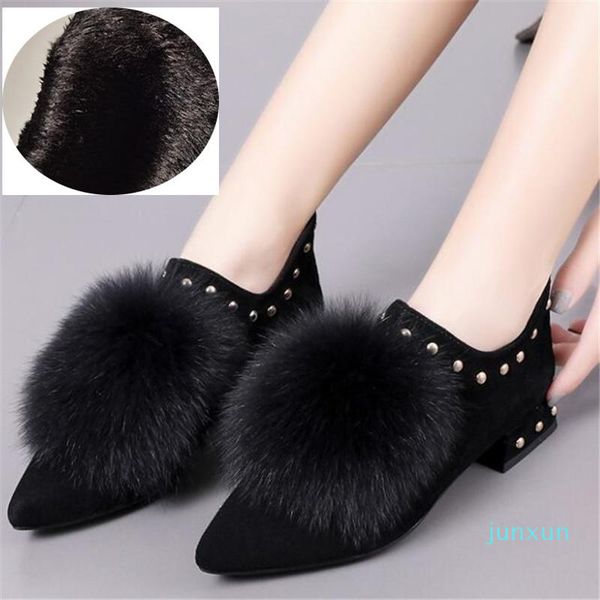 wholesale-boots snow women 2021 winter suede pointed thick heel deep mouth women's platform back zipper, Black
wholesale-boots snow women 2021 winter suede pointed thick heel deep mouth women's platform back zipper, Black