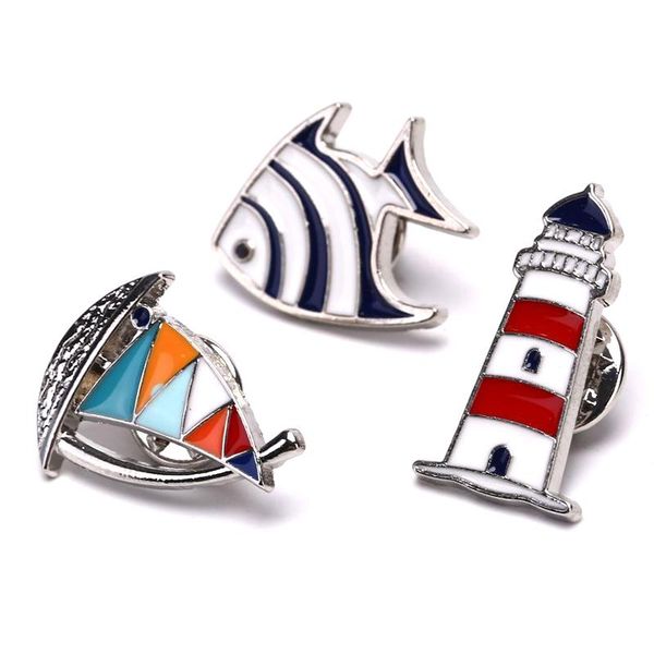 pins, brooches sailboat lighthouse fish man women helm enamel lapel pins and jewellery bijuteria children gift, Gray
pins, brooches sailboat lighthouse fish man women helm enamel lapel pins and jewellery bijuteria children gift, Gray