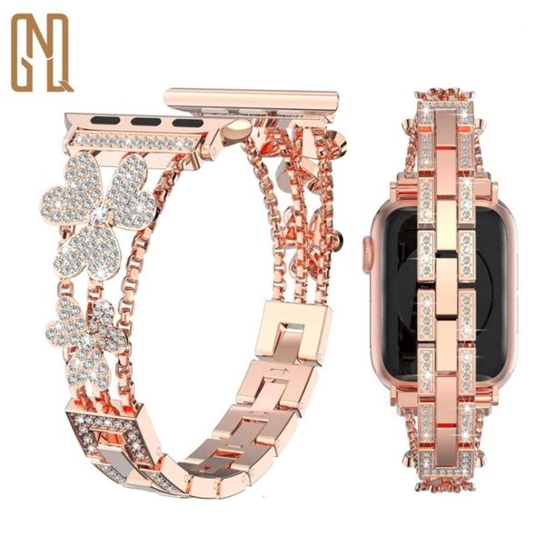 watch suitable for 2 3 4 5 6 i clover metal strap, Black;brown