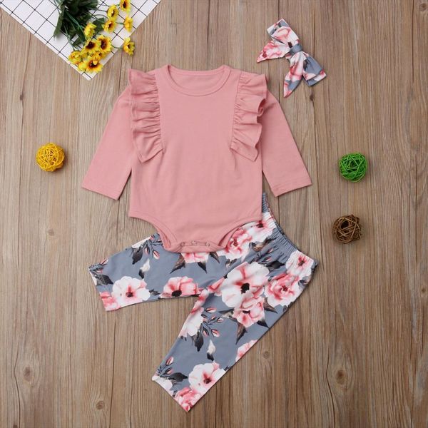 0 4y spring autumn newborn toddler baby girls clothes set long sleeve romper flower pants 3pcs sunsuit outfits, White
0 4y spring autumn newborn toddler baby girls clothes set long sleeve romper flower pants 3pcs sunsuit outfits, White