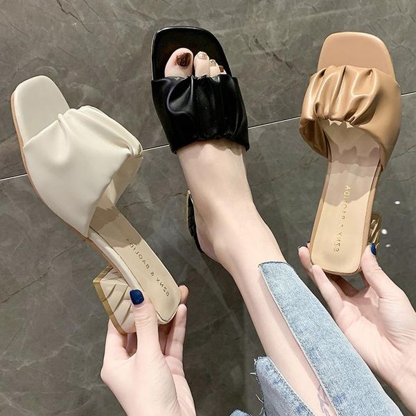shoes slippers women summer slides pantofle med fashion heeled mules square heel soft 2021 luxury high block pu rome rubber, Black
shoes slippers women summer slides pantofle med fashion heeled mules square heel soft 2021 luxury high block pu rome rubber, Black