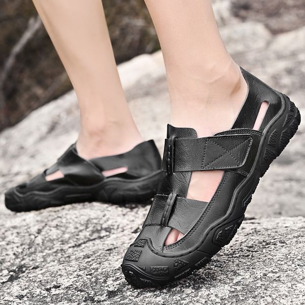 slippers men's summer breathable sandalsbeach casual shoes thick sole closed toe aqua for hiking fishing black brown 38-45 m7om
slippers men's summer breathable sandalsbeach casual shoes thick sole closed toe aqua for hiking fishing black brown 38-45 m7om