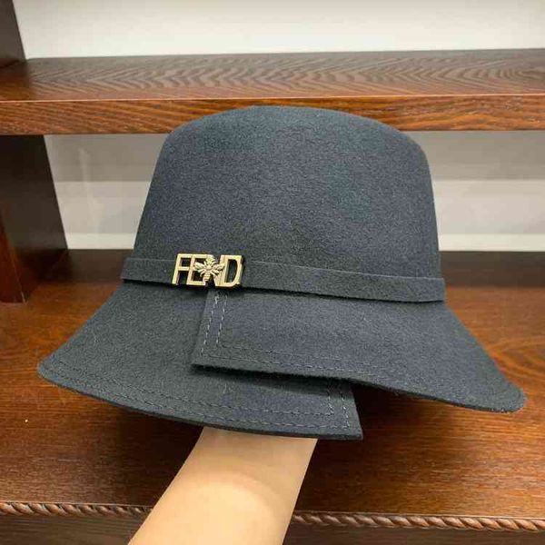design hat female and fashion versatile version tide big head circumference wool tweed bucket hat show face small fisherman, Blue;gray
design hat female and fashion versatile version tide big head circumference wool tweed bucket hat show face small fisherman, Blue;gray