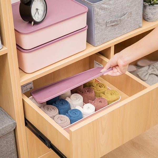 storage bottles & jars household plastic underwear box with cap bra socks artifact drawer organizer
storage bottles & jars household plastic underwear box with cap bra socks artifact drawer organizer