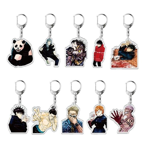 keychains jujutsu kaisen yuji itadori kugisaki nobara acrylic keychain key rings badge accessories, Silver
keychains jujutsu kaisen yuji itadori kugisaki nobara acrylic keychain key rings badge accessories, Silver