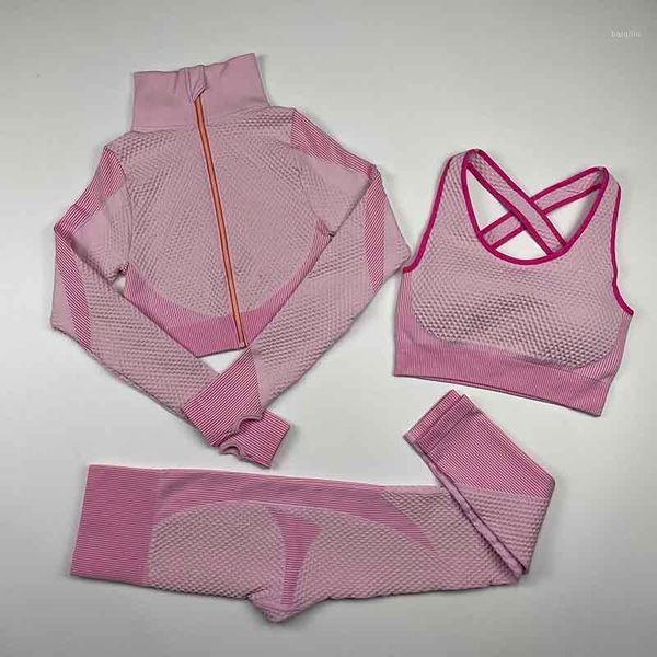 yoga outfit women zip up set long sleeve workout clothes running sportswear gym leggings seamless sports bra fitness crop sets
yoga outfit women zip up set long sleeve workout clothes running sportswear gym leggings seamless sports bra fitness crop sets