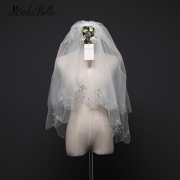 bridal veils modabelle sequins cut edge wedding veil with pearls beaded comb for church voile mariage court simple, Black
bridal veils modabelle sequins cut edge wedding veil with pearls beaded comb for church voile mariage court simple, Black