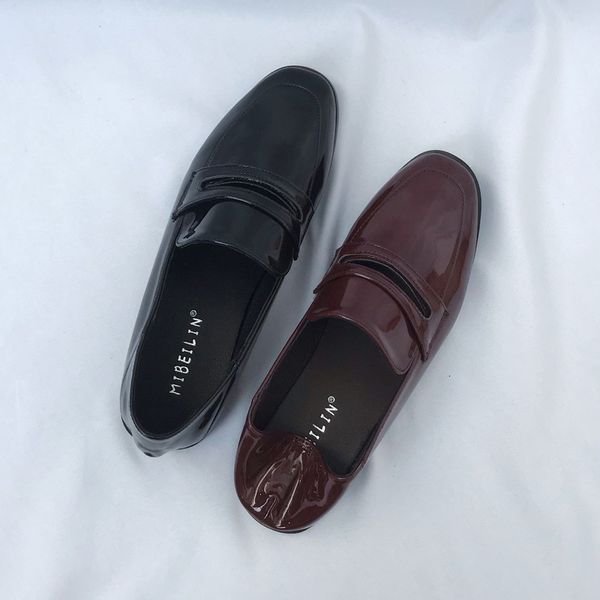 dress shoes spring british leather woman cutout oxford flat japanned espadrilles women slip on brogues moccasin pzpb, Black
dress shoes spring british leather woman cutout oxford flat japanned espadrilles women slip on brogues moccasin pzpb, Black