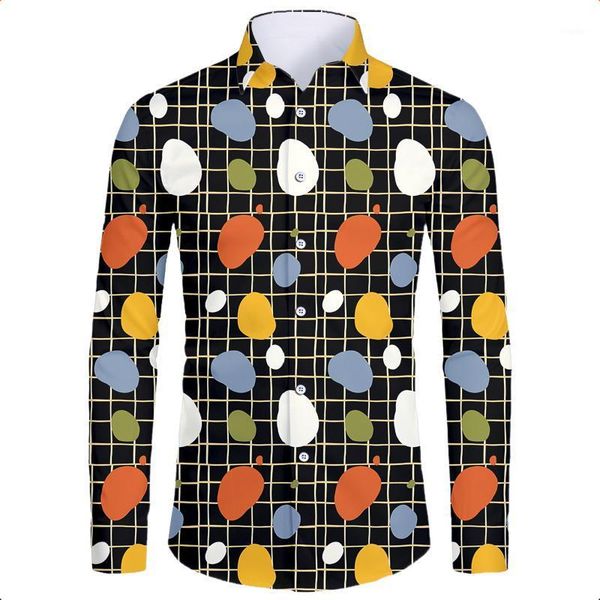 men's casual shirts eu size ifpd plaids pattern 3d printed long-sleeved fall winter cool streetwear harajuku lattices, White;black
men's casual shirts eu size ifpd plaids pattern 3d printed long-sleeved fall winter cool streetwear harajuku lattices, White;black