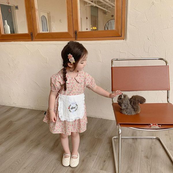 girl's dresses 2021 summer children's clothes baby girls korean short sleeve embroidered shredded dress, Red;yellow
girl's dresses 2021 summer children's clothes baby girls korean short sleeve embroidered shredded dress, Red;yellow