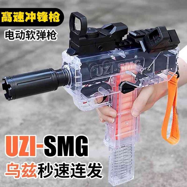 children's toy electric continuous firing uzi high speed submachine boys' chicken eating suit soft bullet gun
children's toy electric continuous firing uzi high speed submachine boys' chicken eating suit soft bullet gun