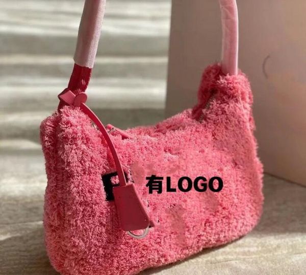 high-quality women bag fashion luxury designer plush bags shoulder handbag messenger bale, Black;red
high-quality women bag fashion luxury designer plush bags shoulder handbag messenger bale, Black;red