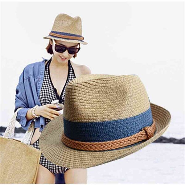 women fedora ladieds summer stro sunhead panama femal jazz cap beach casual cap chapeau femme, Blue;gray
women fedora ladieds summer stro sunhead panama femal jazz cap beach casual cap chapeau femme, Blue;gray