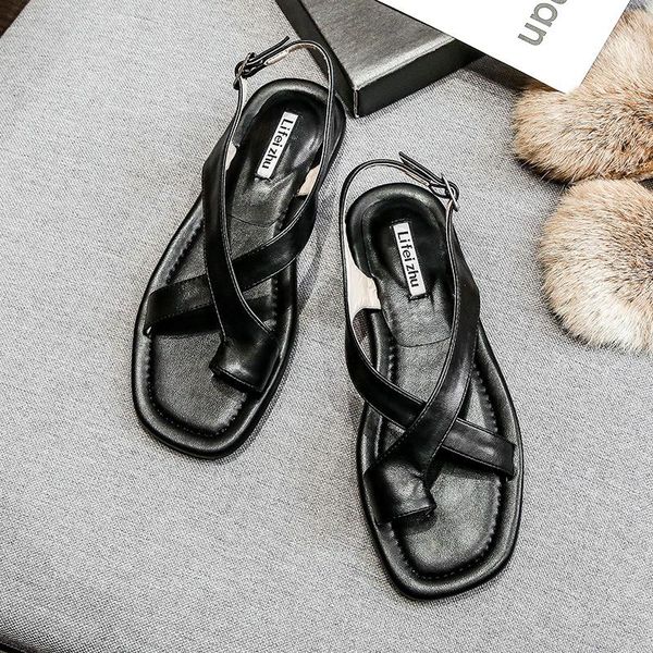 sandals women 2021 summer casual fashion flat shoes comfortable soft bottom flip flops wild iarge size beach, Black
sandals women 2021 summer casual fashion flat shoes comfortable soft bottom flip flops wild iarge size beach, Black