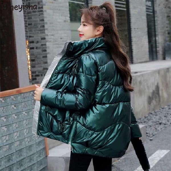 women's winter jacket stand up collar coat women fashion warm woman winter jackets casual clothing parkas 211108, Black
women's winter jacket stand up collar coat women fashion warm woman winter jackets casual clothing parkas 211108, Black