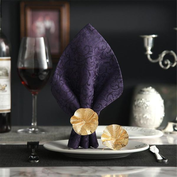 napkin rings 6pcs/spot metal lotus leaf golden ring deskdecoration for family party, reception, el holiday jewelry
napkin rings 6pcs/spot metal lotus leaf golden ring deskdecoration for family party, reception, el holiday jewelry