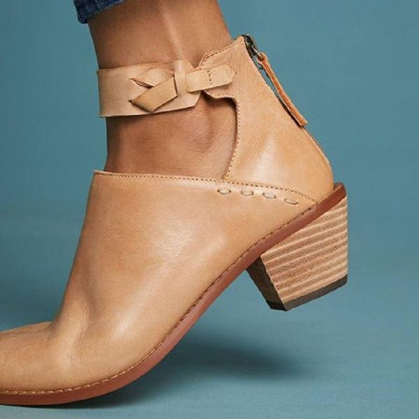 boots autumn winter pure color thick with small leather low large buckle shoes fashion retro women's, Black
boots autumn winter pure color thick with small leather low large buckle shoes fashion retro women's, Black