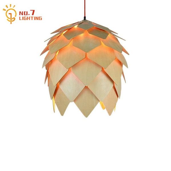 pendant lamps wooden pinecone lights e27 led wood restaurant modern suspension luminaire for living/dining room decor kitchen
pendant lamps wooden pinecone lights e27 led wood restaurant modern suspension luminaire for living/dining room decor kitchen