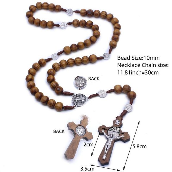 handmade wooden rosary beads catholic cross necklace perfect gifts christian interior decorations
handmade wooden rosary beads catholic cross necklace perfect gifts christian interior decorations
