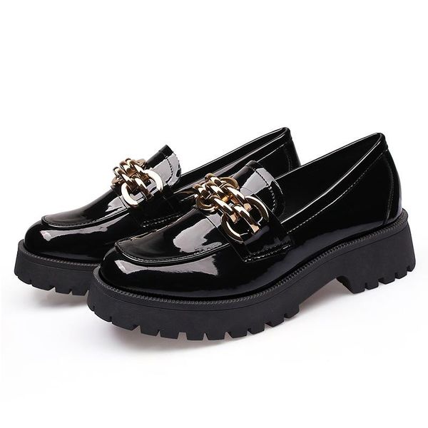 dress shoes british college style small leather thick-soled round toe flats women fashion loafers goth lolita mary jane shoe, Black
dress shoes british college style small leather thick-soled round toe flats women fashion loafers goth lolita mary jane shoe, Black