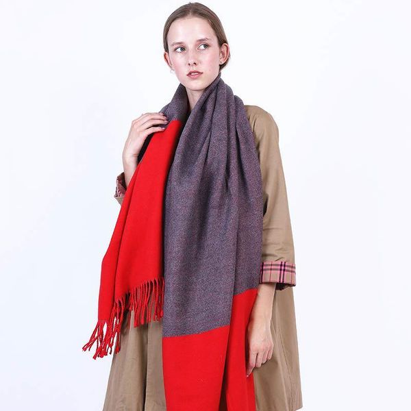 scarves winter 2021 korean version women's double-sided cashmere-like coloured scarf,thickened thermal scarf dual-purpose shawl, Blue;gray
scarves winter 2021 korean version women's double-sided cashmere-like coloured scarf,thickened thermal scarf dual-purpose shawl, Blue;gray