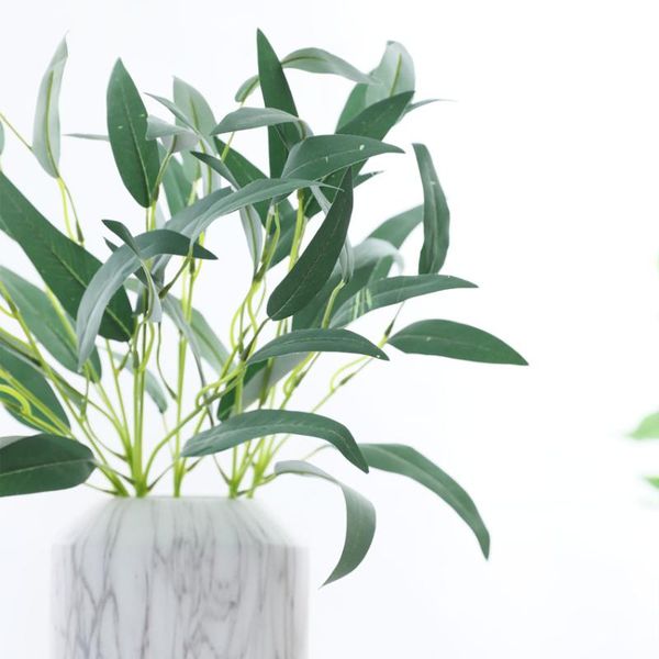 decorative flowers & wreaths artificial eucalyptus leaf branch green olive leaves home wedding table fake 
decorative flowers & wreaths artificial eucalyptus leaf branch green olive leaves home wedding table fake