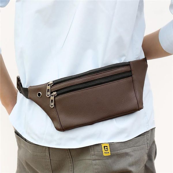 mens fashion waist bags with zipper leather large capacity waist bag soft sports bag large capacity hiking cell phone pocket
mens fashion waist bags with zipper leather large capacity waist bag soft sports bag large capacity hiking cell phone pocket