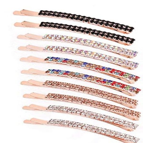 combination hairpin suit double row water drill straight clip hairpin, Golden;silver
combination hairpin suit double row water drill straight clip hairpin, Golden;silver