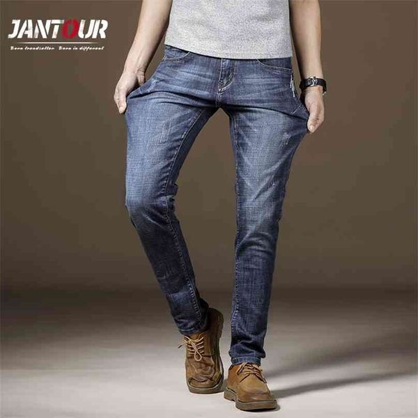 spring summer men's cotton jeans men stretch casual skinny denim jean soft vintage blue streetwear brand pant trousers 210716
spring summer men's cotton jeans men stretch casual skinny denim jean soft vintage blue streetwear brand pant trousers 210716
