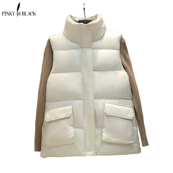 women's vests pinkyisblack women warm sleeveless parkas waistcoats winter stand collar vest jacket female short cotton outerwear, Black;white
women's vests pinkyisblack women warm sleeveless parkas waistcoats winter stand collar vest jacket female short cotton outerwear, Black;white