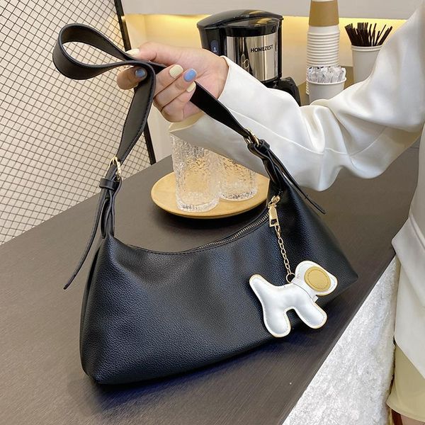 evening bags half-moon pu leather crossbody shoulder bag with small dog pendant belt for women underarm baguette handbags and purses
evening bags half-moon pu leather crossbody shoulder bag with small dog pendant belt for women underarm baguette handbags and purses