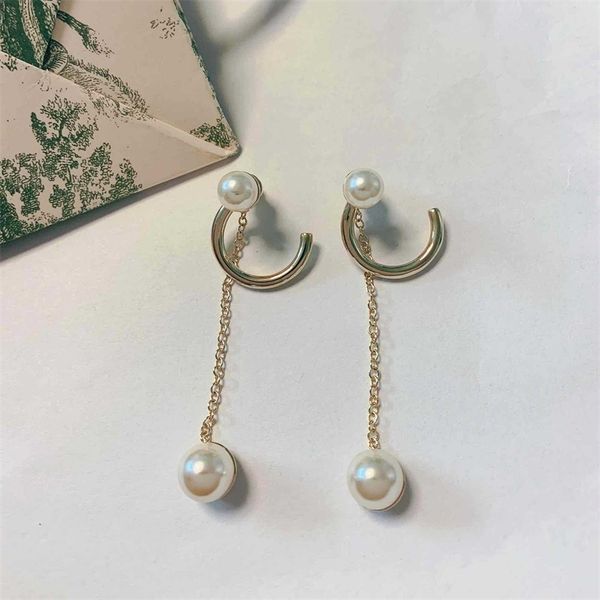 70% off outlet online family size pearl chain long tassel earrings temperament the same model can be removed, Golden
70% off outlet online family size pearl chain long tassel earrings temperament the same model can be removed, Golden