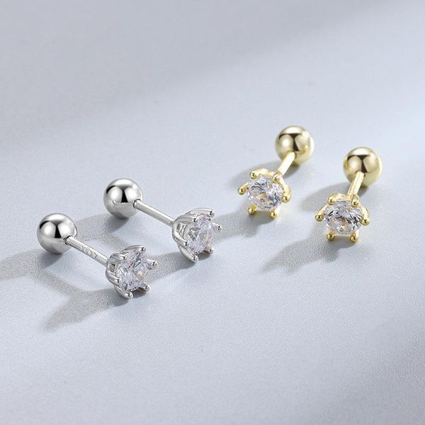 stud fashion small cute zircon earrings stainless steel pierced cartilage for women party jewelry, Golden;silver
stud fashion small cute zircon earrings stainless steel pierced cartilage for women party jewelry, Golden;silver