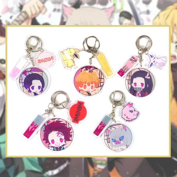 keychains anime acrylic demon slayer car man key chain for women accessories cute bag pendant ring gifts, Silver
keychains anime acrylic demon slayer car man key chain for women accessories cute bag pendant ring gifts, Silver