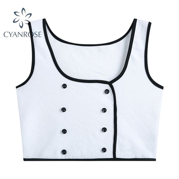 white square collar crop tanks women double breasted slim camisole lady party club bar streetwear bodycon elastic vest 210515
white square collar crop tanks women double breasted slim camisole lady party club bar streetwear bodycon elastic vest 210515